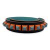 Studded Strap You Multi-colour Shoulder Strap in Calfskin, Silver hardware - Image 2