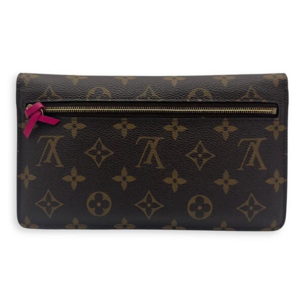 Christmas Animation Pochette Wallet On Chain Brown in Monogram Coated Canvas, Gold hardware - Image 2