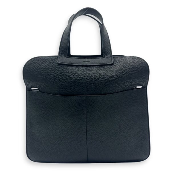 Halzan Black in Clemence, Silver hardware - Image 2