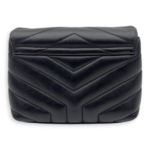 Loulou Shoulder Bag Black in Calfskin, Acetate hardware - Image 2