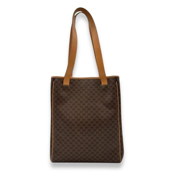 Macadam Tote Bag Brown in Coated Canvas, Gold hardware - Image 2