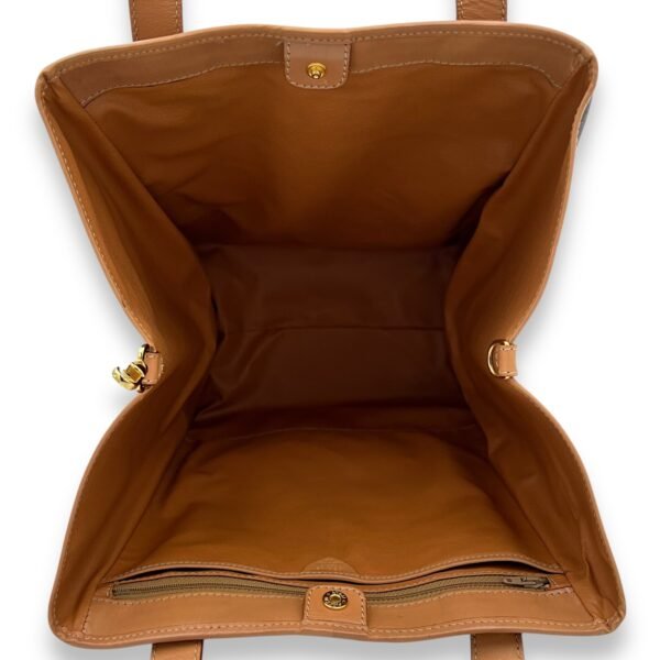 Macadam Tote Bag Brown in Coated Canvas, Gold hardware - Image 6