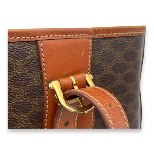 Macadam Tote Bag Brown in Coated Canvas, Gold hardware - Image 10
