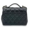 Business Affinity Medium Black Top Handle Bag in Caviar Leather, Gold hardware - Image 2