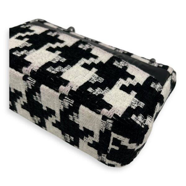 Caro Small Multi-colour Shoulder Bag in Tweed, Silver hardware - Image 10