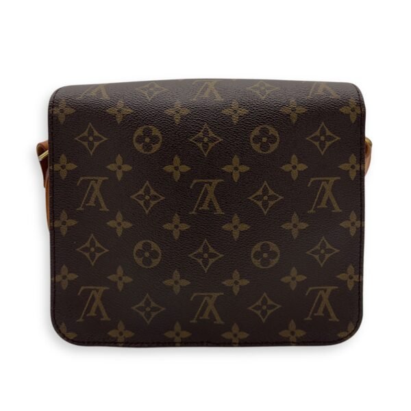 Cartesiere Crossbody Bag Brown in Monogram Coated Canvas, Gold hardware - Image 2
