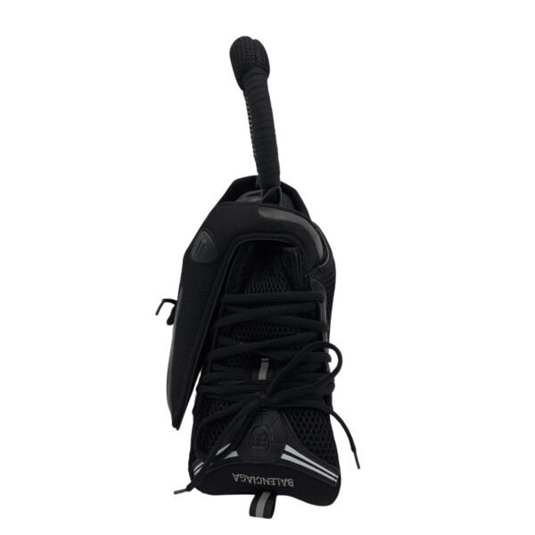 Hourglass Top Handle Bag Black in Fabric - Image 2