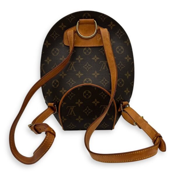 Ellipse Backpack Brown in Monogram Coated Canvas, Gold hardware - Image 2