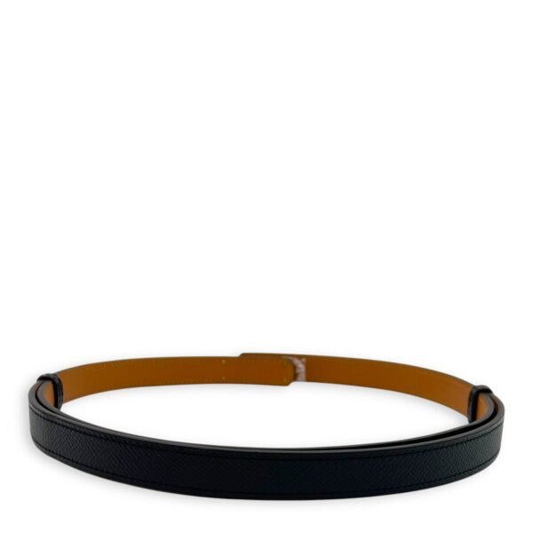 Kelly 18 Noir Belt in Epsom, Gold hardware - Image 2