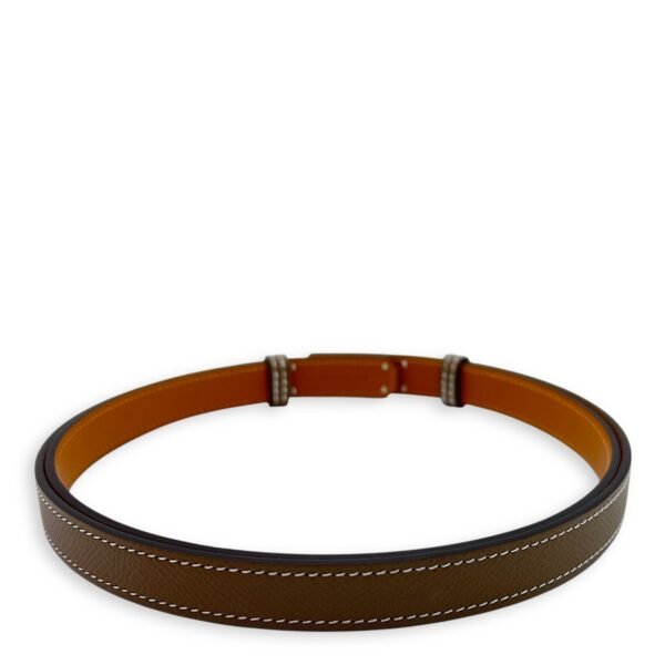 Kelly 18 Etoupe Belt in Epsom, Palladium hardware - Image 2