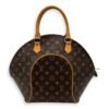 Ellipse Top Handle Bag Brown in Monogram Coated Canvas, Gold hardware - Image 2