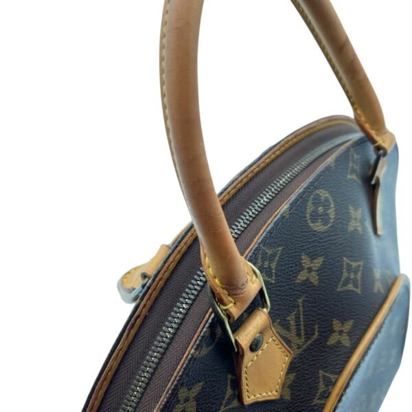 Ellipse Top Handle Bag Brown in Monogram Coated Canvas, Gold hardware - Image 16