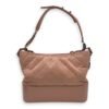 Gabrielle Crossbody Bag Medium Pink in Calfskin, Gold hardware - Image 2