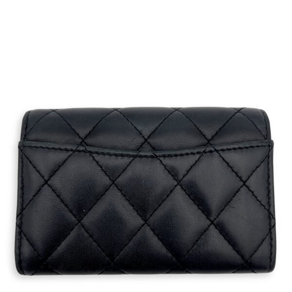 Classic Wallet Black in Lambskin, Gold hardware - Image 2