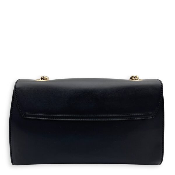 Horsebit 1955 Shoulder Bag Black in Calfskin, Gold hardware - Image 2