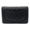 CC Wallet On Chain Black in Caviar Leather, Silver hardware - Image 2