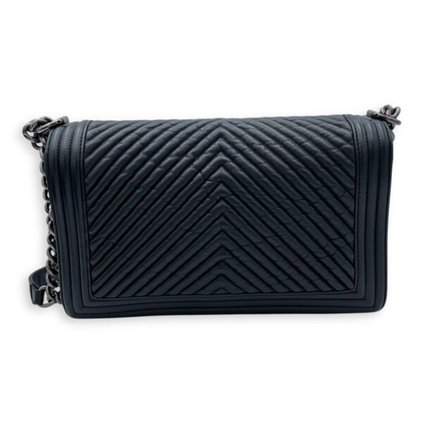 Boy Shoulder Bag Black in Lambskin, Gold hardware - Image 2
