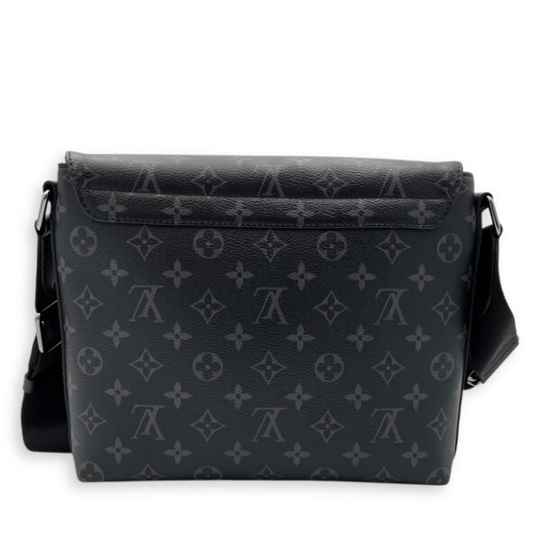 District PM Black Messenger in Monogram Coated Canvas, Silver hardware - Image 2