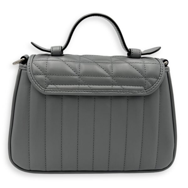 Marmont Top Handle Bag Blue in Calfskin, Gunmetal hardware - Image 2