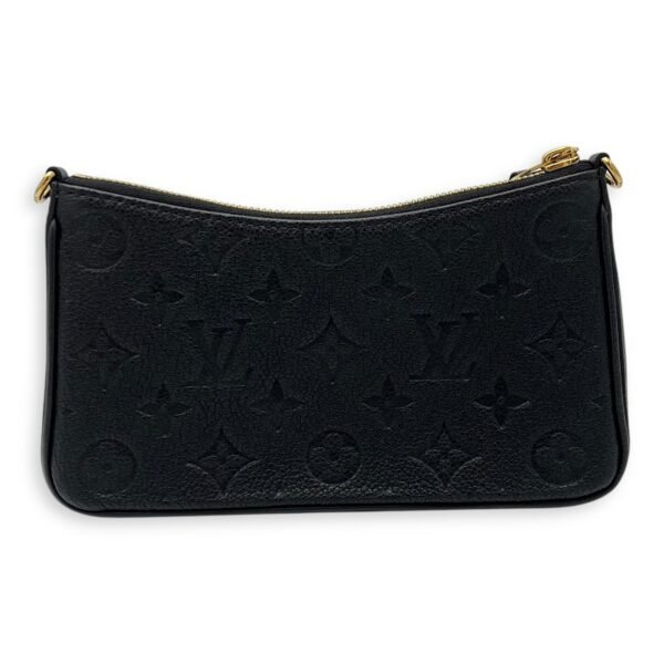 Easy Pouch On Strap Crossbody Bag Black in Monogram Empreinte Leather, Gold hardware - Image 2