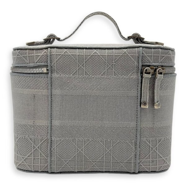 D-Lite Vanity Top Handle Bag Grey in Canvas, Silver hardware - Image 2