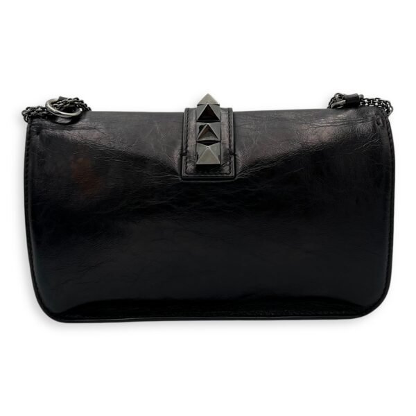 Glamlock Black Shoulder Bag in Calfskin, So Black hardware - Image 2