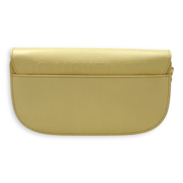 Bobby East West Yellow Crossbody Bag in Calfskin, Gold hardware - Image 2