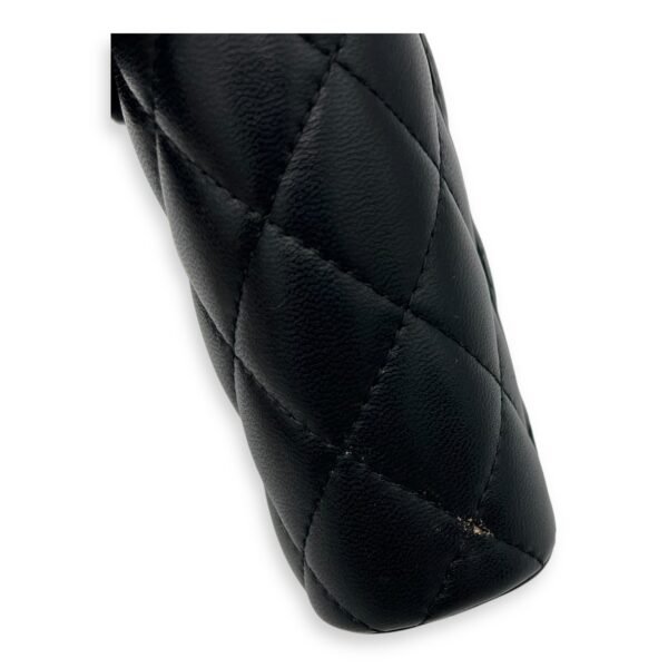 CC Vanity Bag Black in Lambskin, Gold hardware - Image 9