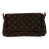 Looping Mini Brown Shoulder Bag in Monogram Coated Canvas, Gold hardware - Image 2