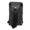 Avenue Belt Bag Black in Coated Canvas, Silver hardware - Image 2