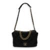 C19 Maxi Black Shoulder Bag in Lambskin, Mixed hardware - Image 9