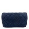 CC Blue Wallet On Chain in Nubuck, Silver hardware - Image 2