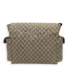 GG Supreme Diaper Bag Brown in Coated Canvas, Gold hardware - Image 2