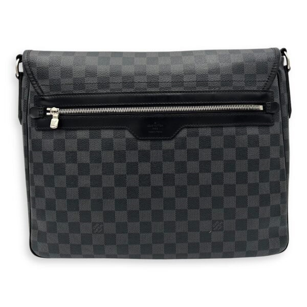Daniel Messenger MM Graphite in Coated Canvas, Silver hardware - Image 2