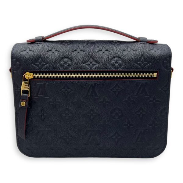 Metis Top Handle Bag Blue in Empreinte Leather, Gold hardware - Image 2