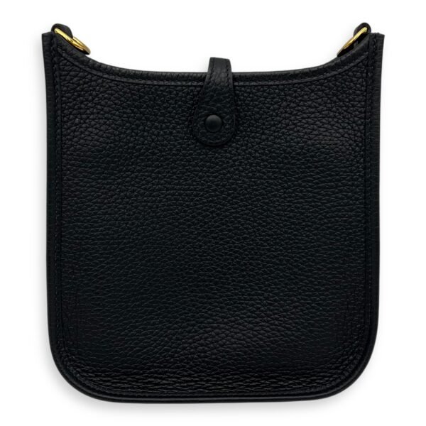 Evelyne TPM Noir Crossbody Bag in Clemence, Gold hardware - Image 2