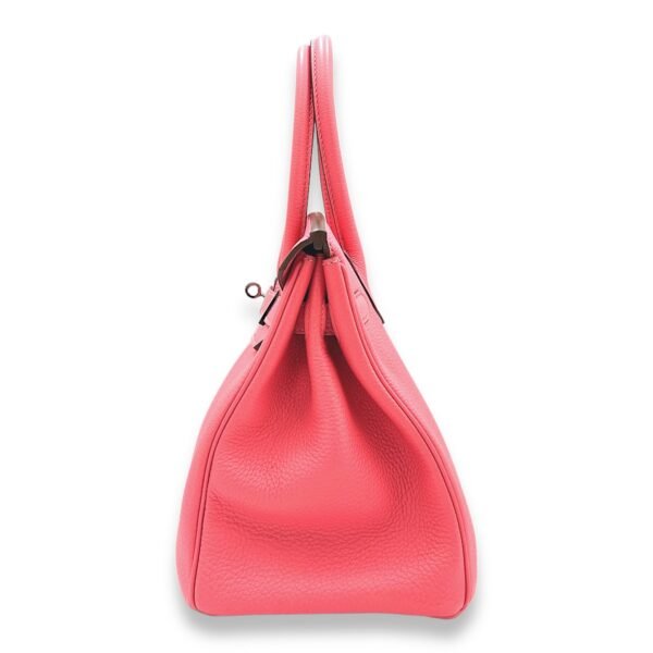 Birkin 30 Rose Lipstick in Togo, Palladium hardware - Image 3