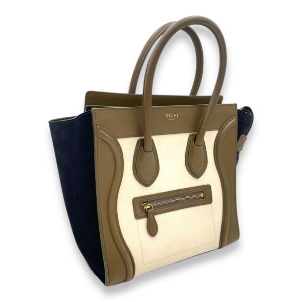 Luggage Top Handle Bag Micro Multi-colour in Calfskin - Image 3