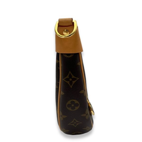 Loop Shoulder Bag Brown in Monogram Coated Canvas, Gold hardware - Image 3