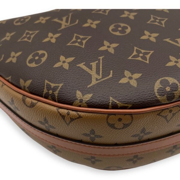Loop Hobo Shoulder Bag Brown in Monogram Coated Canvas, Gold hardware - Image 8