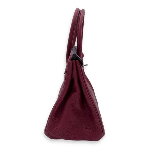 Birkin 30 Red in Clemence, Palladium hardware - Image 3