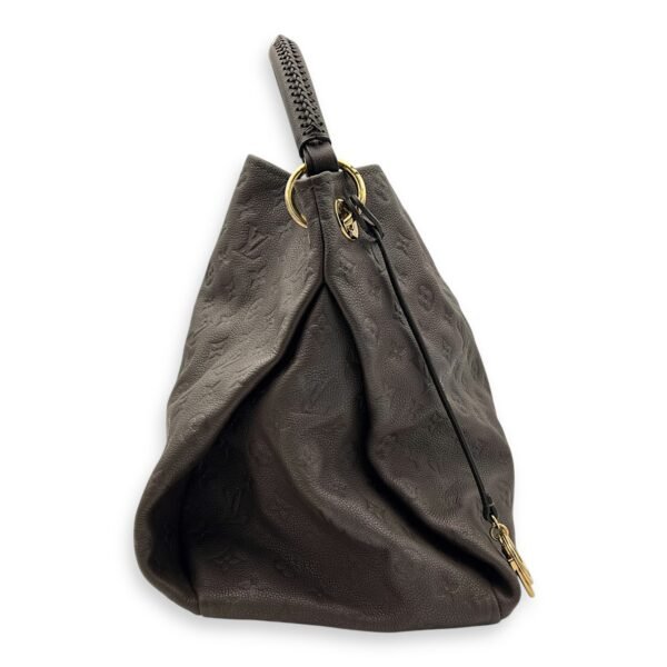 Artsy Shoulder Bag Brown in Monogram Empreinte Leather, Gold hardware - Image 3