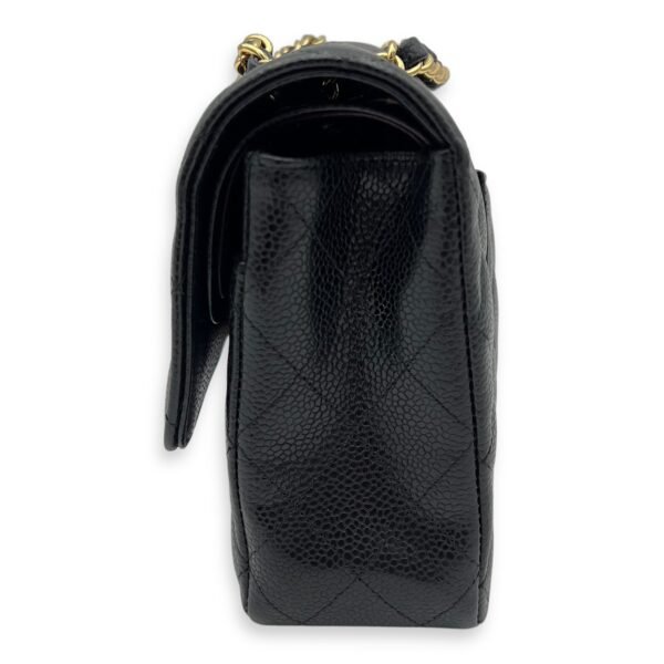 Classic Shoulder Bag Black in Caviar Leather, Gold hardware - Image 3