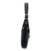 Logo Shoulder Bag Black in Calfskin, Gold hardware - Image 3