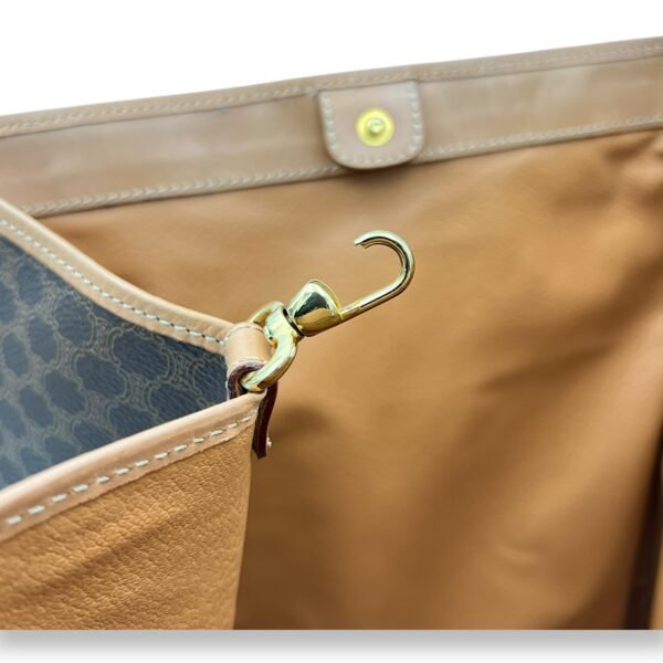 Macadam Tote Bag Brown in Coated Canvas, Gold hardware - Image 7