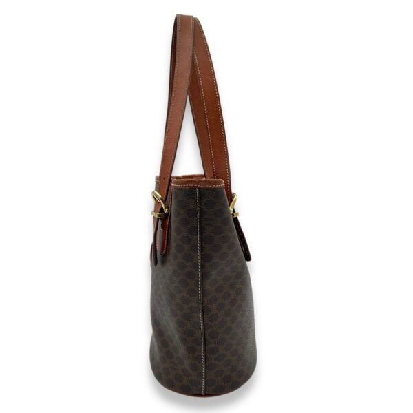 Macadam Tote Bag Brown in Coated Canvas, Gold hardware - Image 3