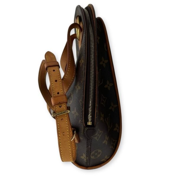 Ellipse Backpack Brown in Monogram Coated Canvas, Gold hardware - Image 3