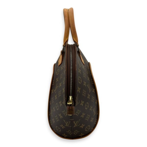 Ellipse Top Handle Bag Brown in Monogram Coated Canvas, Gold hardware - Image 3