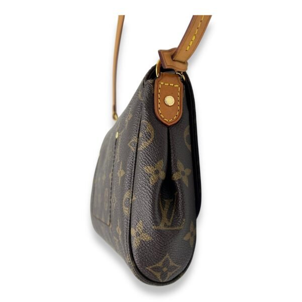 Favourite Crossbody Bag Brown in Monogram Coated Canvas, Gold hardware - Image 3