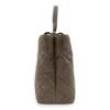 Gold Bar Beige Top Handle Bag in Calfskin, Gold hardware - Image 3